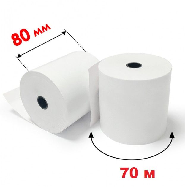 Касова стрічка 80 мм*70 м