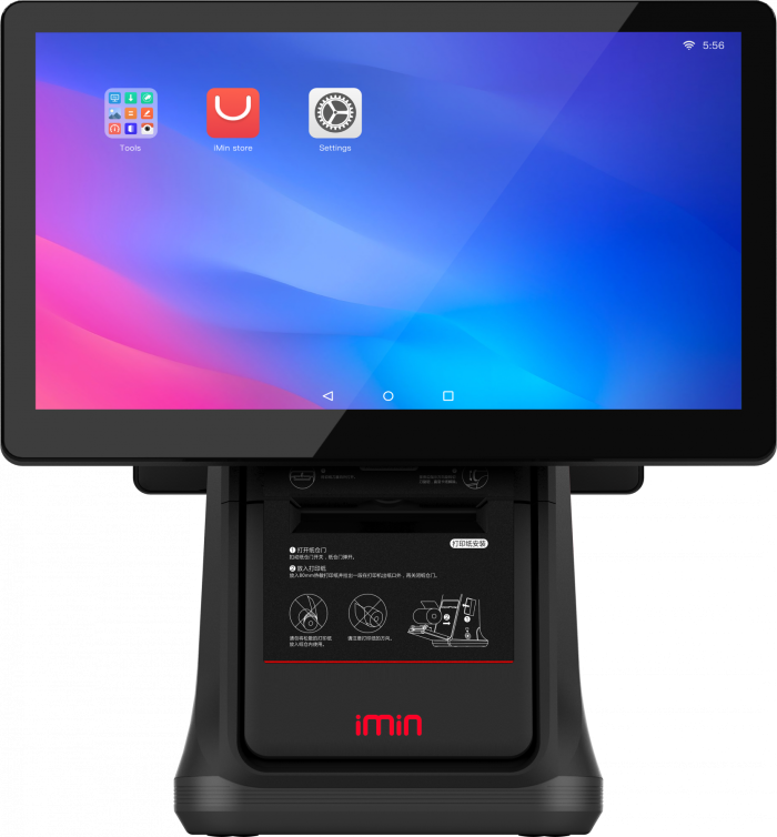 POS термінал  iMin D4 (D4-504) 15.6''+10.1''