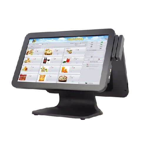 POS термінал  Detaik AIO1568 15,6"+15,6" (J6412/8/128)